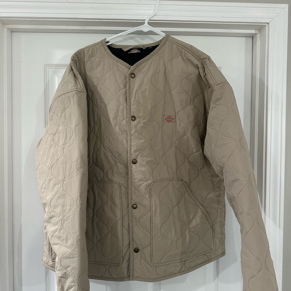 Dickies Men's Tan Quilted Jacket
